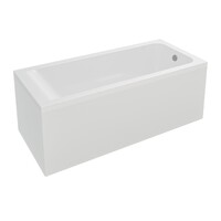 Ванна акрил BAS "ТИТАН-PRO" 180х80 BAS PROfessional 100% литьевой акрил в компл. с каркасом (без фолдона) БЕЗ АВТОСЛИВА