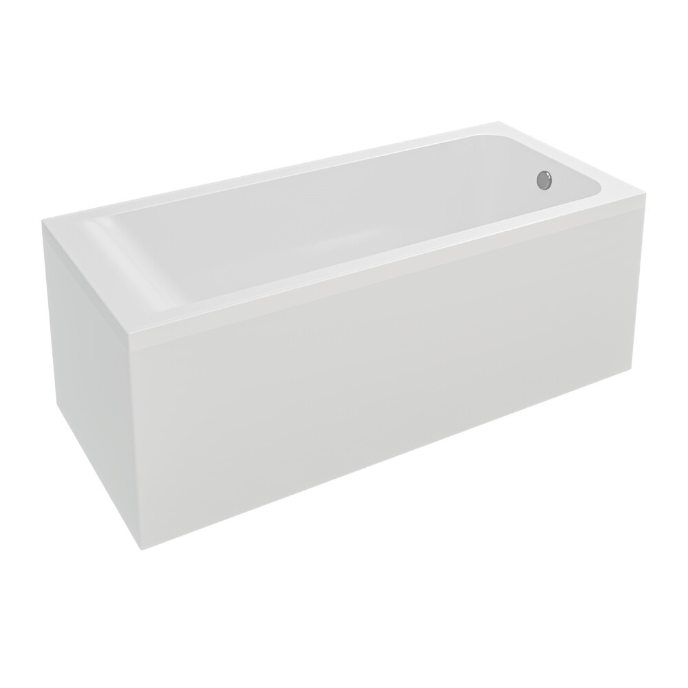 Ванна акрил BAS "ТИТАН-PRO" 170х75 BAS PROfessional 100% литьевой акрил в компл. с каркасом (без фолдона) БЕЗ АВТОСЛИВА