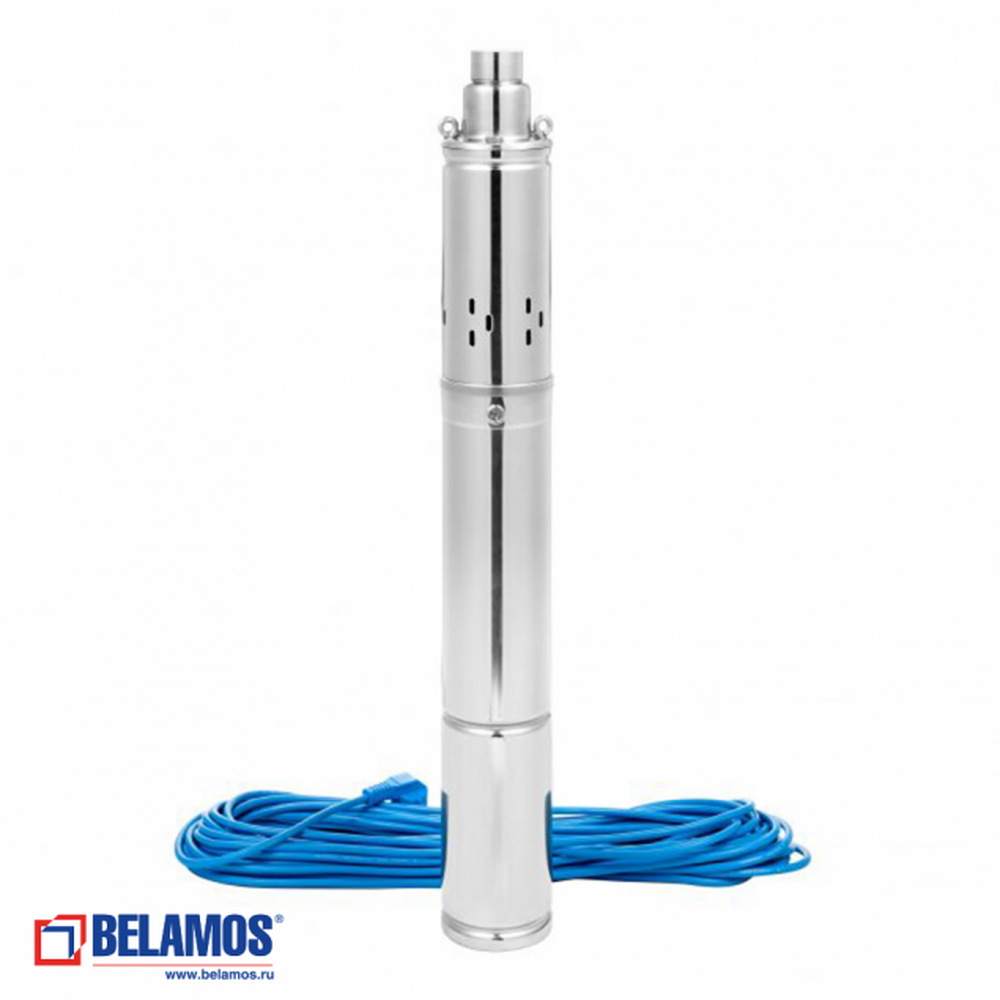 Винтовый скважинный насос BELAMOS 3` SP50/1.8 (0,55 кВт, 1700 л/час, под.55 м, дл.каб. 12м)