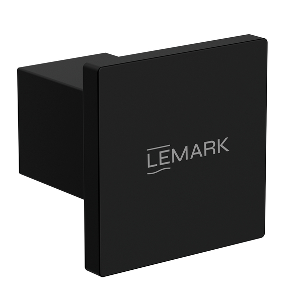 LMA-8111S-BL Крючок для полотенец VALDAY, сталь, матовый черный LEMARK