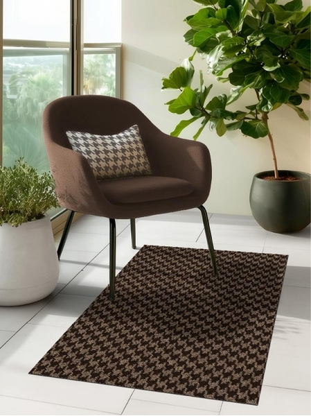 Коврик влаговпитывающий SHAHINTEX Гусиная лапка ТЭМ 50х80 мокко 02