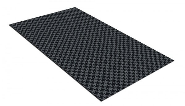Коврик влаговпитывающий SHAHINTEX Гусиная лапка ТЭМ 67х120 графит 01 S