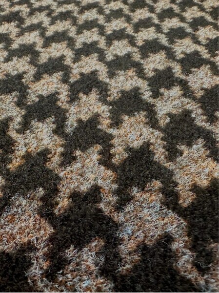 Коврик влаговпитывающий SHAHINTEX Гусиная лапка ТЭМ 67х120 мокко 02 S