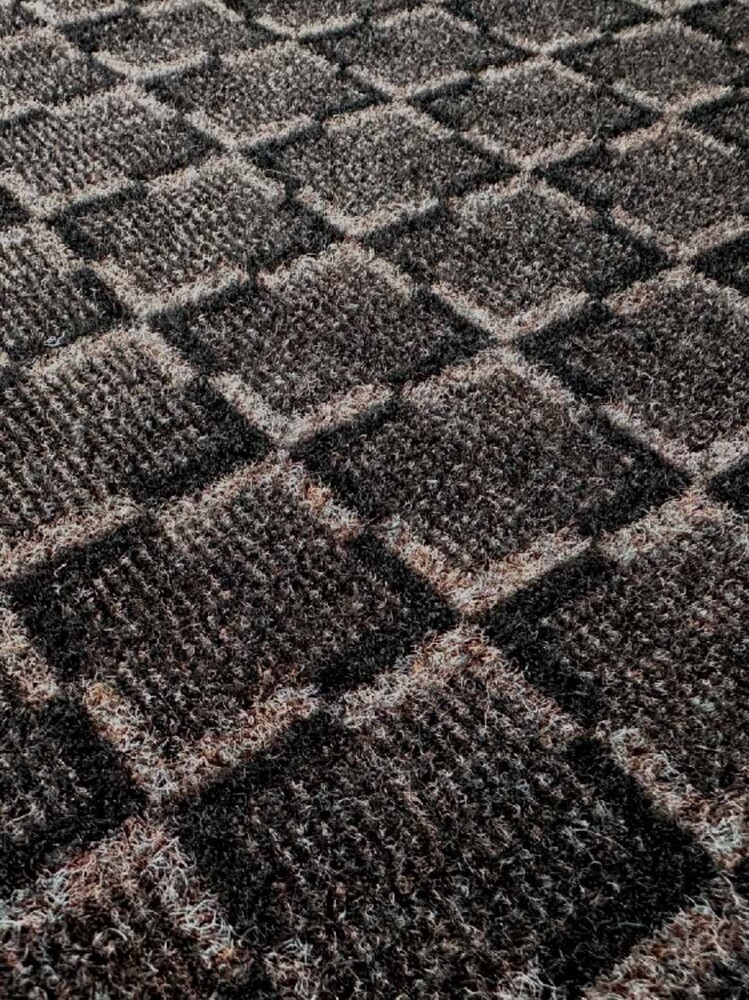 Коврик влаговпитывающий icarpet Каре ТЭМ 67х120 мокко 02 S