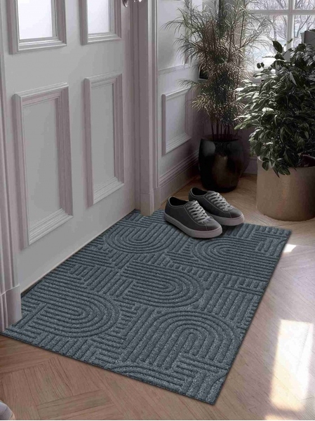 Коврик icarpet ЛАБИРИНТ с тиснением 50х100 серый 01 S