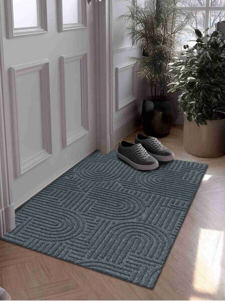 Коврик icarpet ЛАБИРИНТ с тиснением 50х100 серый 01 S