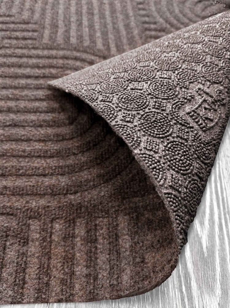 Коврик icarpet ЛАБИРИНТ с тиснением 67х120 мокко 02 S