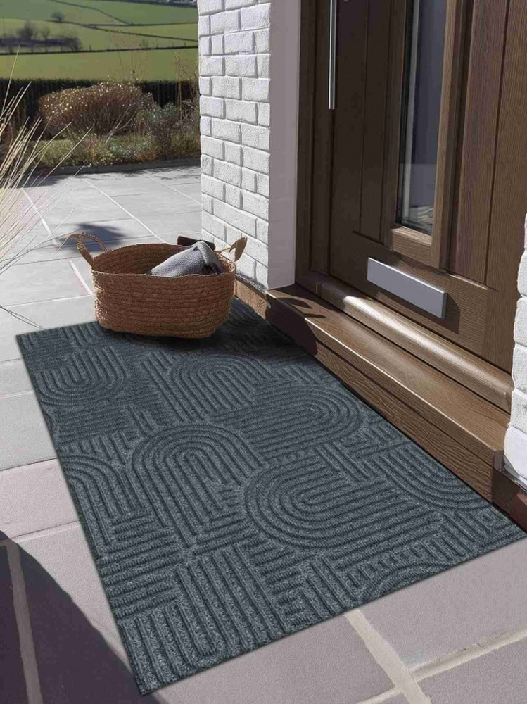 Коврик icarpet ЛАБИРИНТ с тиснением 67х120 серый 01 S