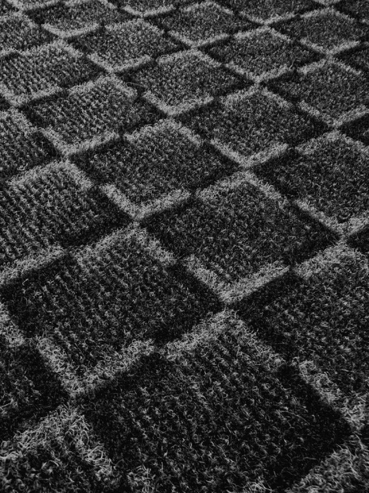 Коврик влаговпитывающий icarpet Каре ТЭМ 50х80 графит 01 