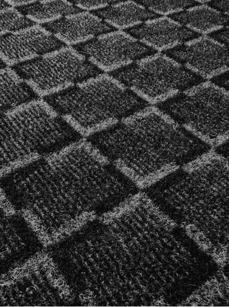 Коврик влаговпитывающий icarpet Каре ТЭМ 50х100 графит 01 S 