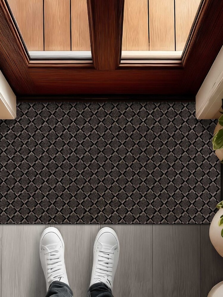 Коврик влаговпитывающий icarpet Каре ТЭМ 50х100 мокко 02 S