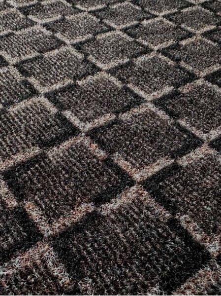 Коврик влаговпитывающий icarpet Каре ТЭМ 50х100 мокко 02 S