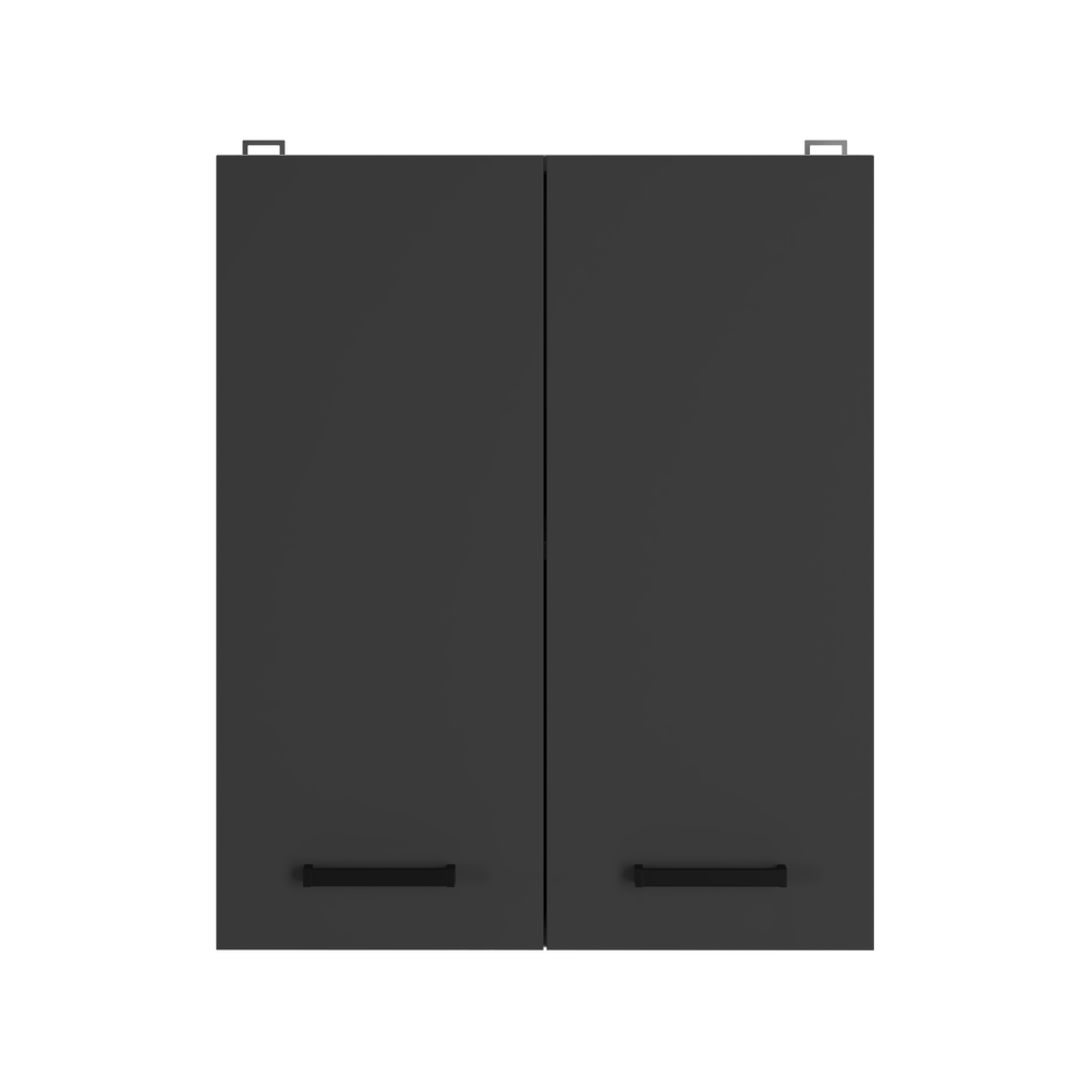 Шкаф навесной Графит МПВ-600 (600х704х299) 3955