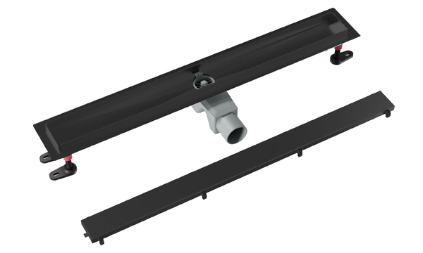 Трап 500 (Чёрный матовый, под плитку) GOOD DOOR ТЛ00052