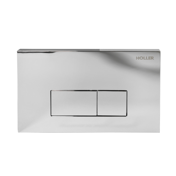  Инсталляция HOLLER MQ102 (комплект 3 в 1) + Унитаз подвесной безободковый HOLLER WALL,белый  + Клавиша смыва HOLLER GPV, хром