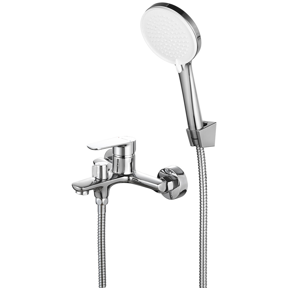 DR29036 Смеситель одноручный для ванны с коротким изливом, хром DECOROOM