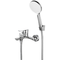 DR29036 Смеситель одноручный для ванны с коротким изливом, хром DECOROOM