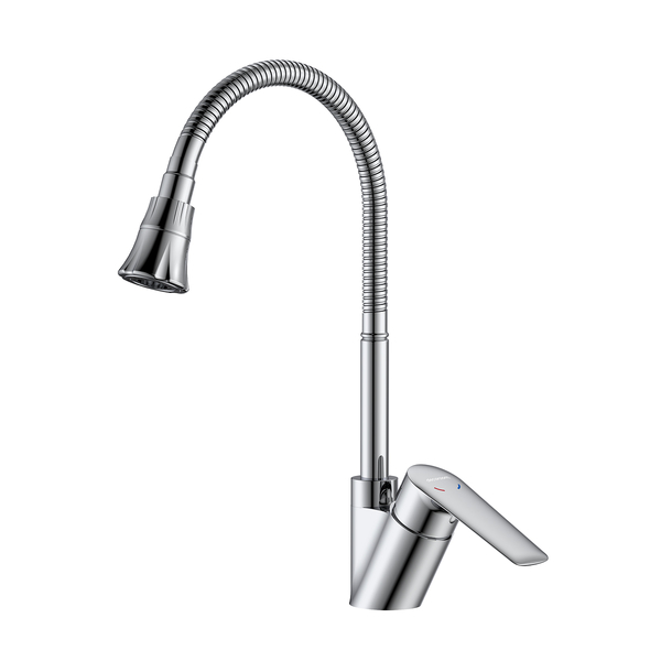 DR27024 Смеситель для кухни с гибким поворотным изливом, DECOROOM