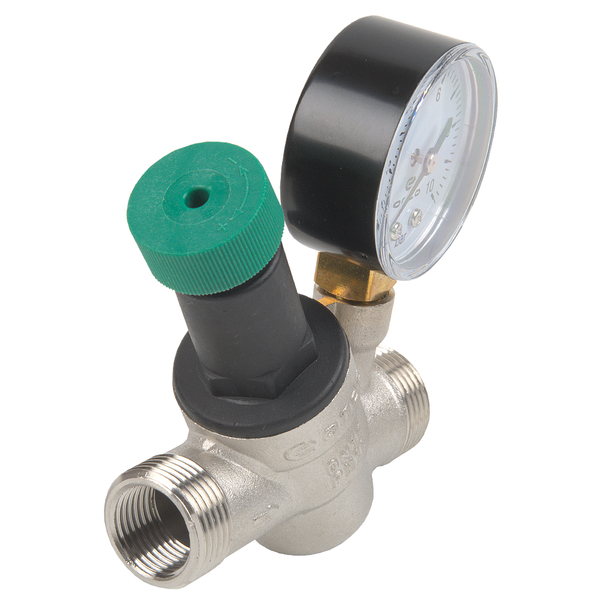 Редуктор давления поршневой 1/2" с манометром ONDO ORDPM012