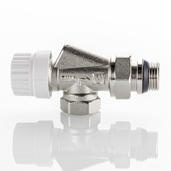 Клапан VALTEC с преднастройкой осевой, для радиатора DN15, 1/2 " (VT.179.NRC.04)