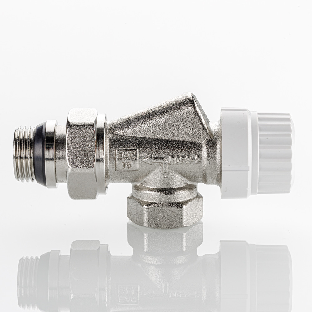 Клапан VALTEC с преднастройкой осевой, для радиатора DN15, 1/2 " (VT.179.NRC.04)