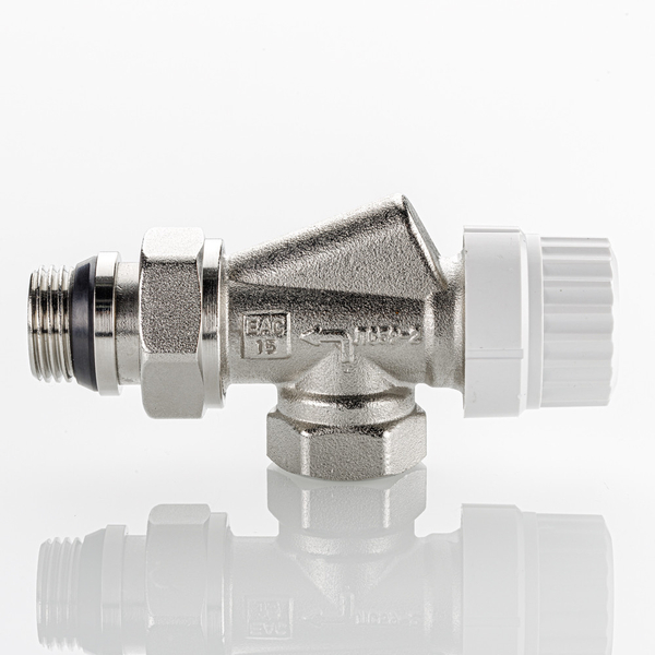 Клапан VALTEC с преднастройкой осевой, для радиатора DN15, 1/2 " (VT.179.NRC.04)