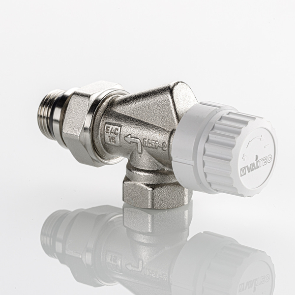 Клапан VALTEC с преднастройкой осевой, для радиатора DN15, 1/2 " (VT.179.NRC.04)