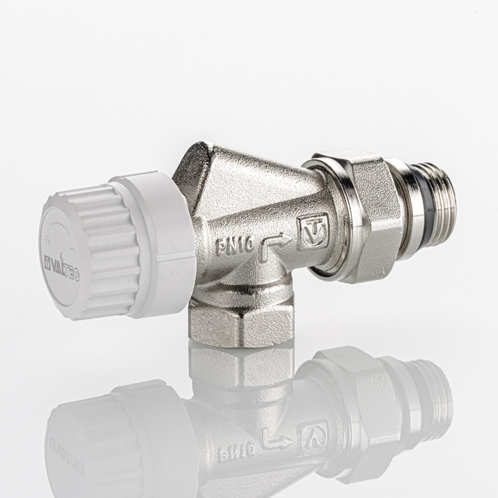 Клапан VALTEC с преднастройкой осевой, для радиатора DN15, 1/2 " (VT.179.NRC.04)
