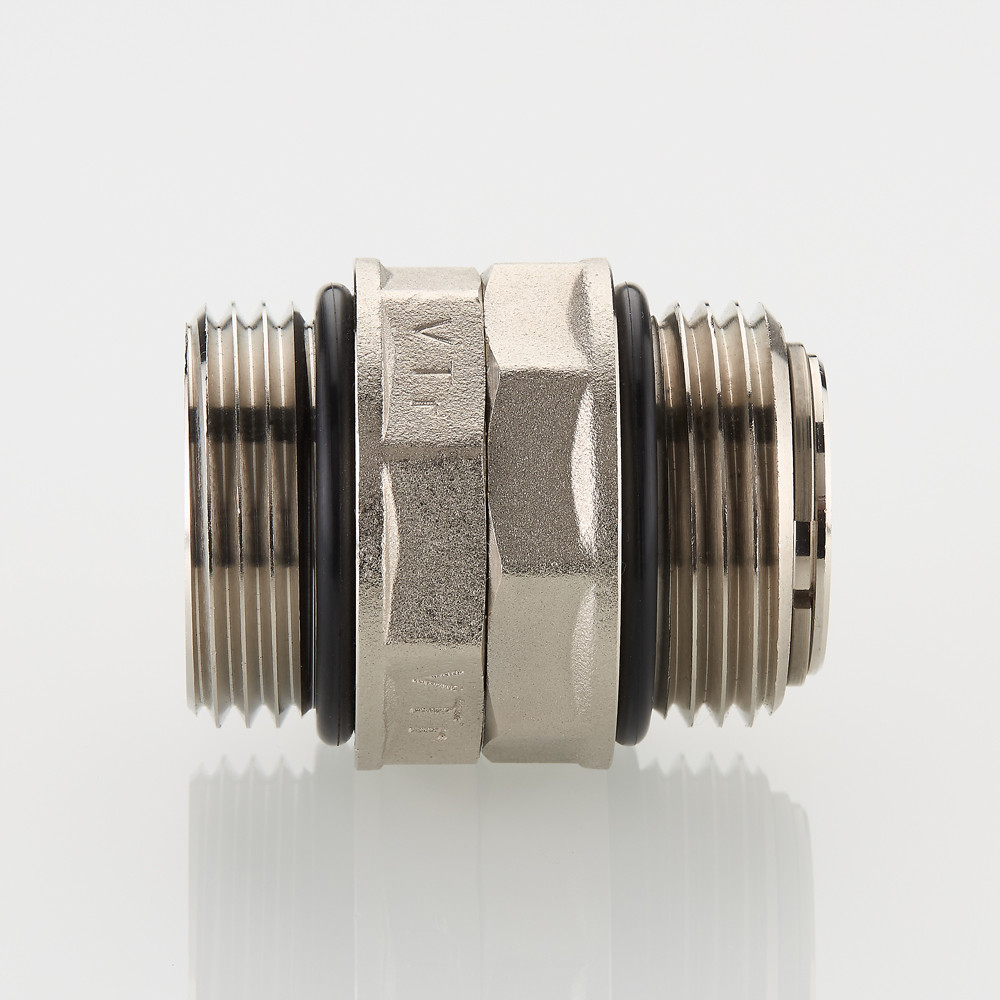 Фитинг коллекторный, сдвоенный ниппель 1 1/2"x1 1/2" VALTEC (VT.0606.NC.08)