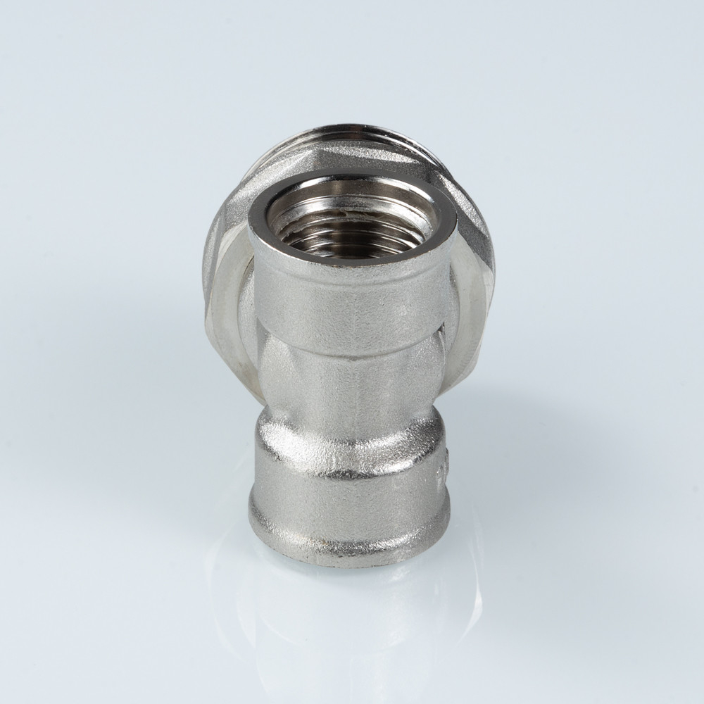 Фитинг коллекторный, тройник с вращающимся штуцером 3/4"х1/2"х1/2" нар.-вн.-вн. VALTEC (VTc.630.N.0504)