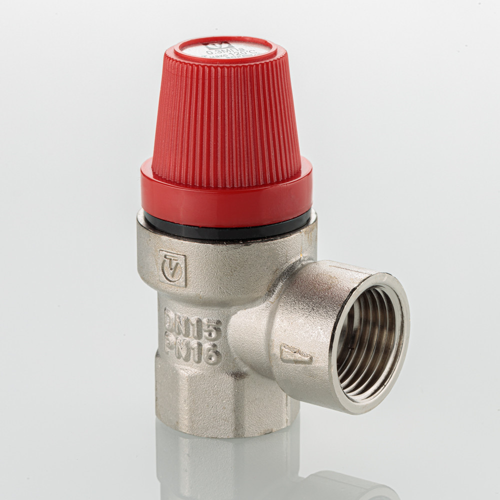 Клапан предохранительный VALTEC, вн.-вн. PN10, DN15,1/2", Pн 1,5 бар (VT.0490.N.0415)