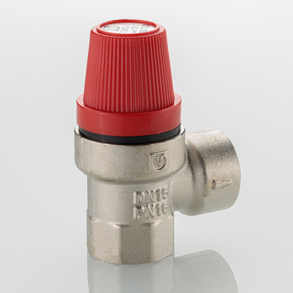 Клапан предохранительный VALTEC, вн.-вн. PN10, DN15,1/2", Pн 6,0 бар (VT.0490.N.0460)    