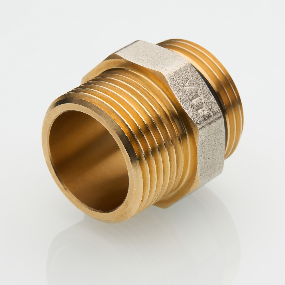 Фитинг резьбовой VALTEC, ниппель коллекторный 1 х 1" нар.-нар. VTr.584.N.0006 