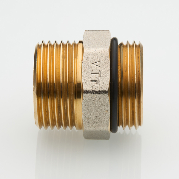 Фитинг резьбовой VALTEC, ниппель коллекторный 1 х 1" нар.-нар. VTr.584.N.0006 