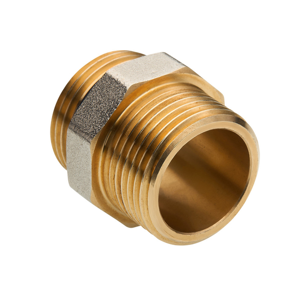 Фитинг резьбовой VALTEC, ниппель коллекторный 1 х 1" нар.-нар. VTr.584.N.0006 