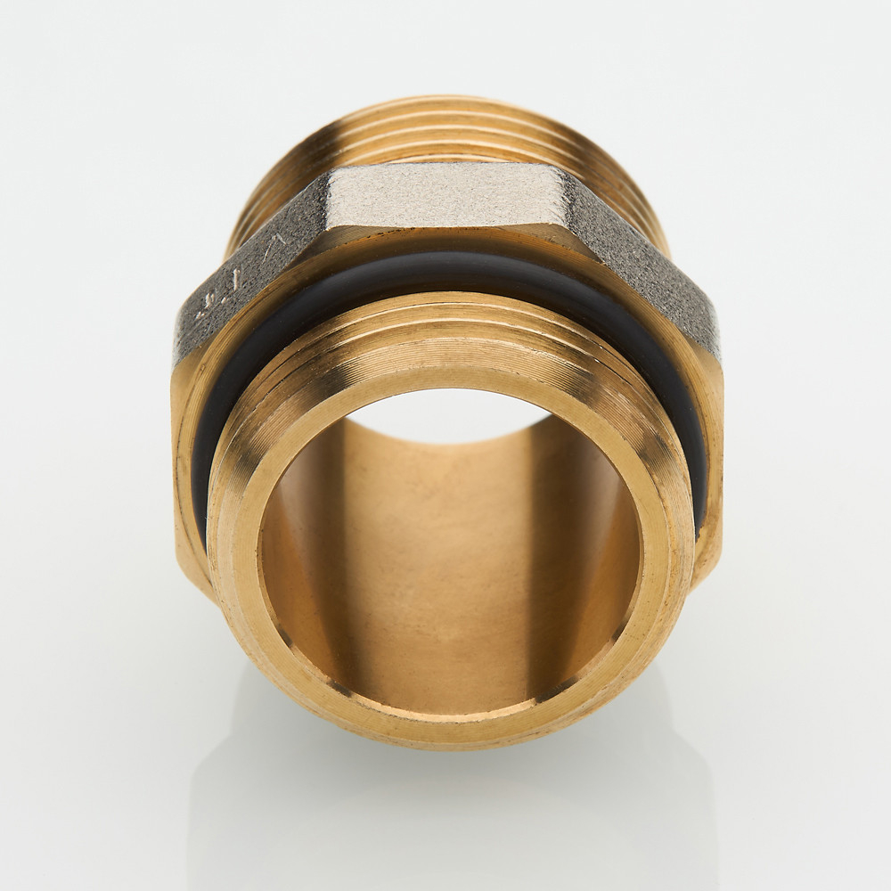 Фитинг резьбовой VALTEC, ниппель коллекторный 1 х 1" нар.-нар. VTr.584.N.0006 