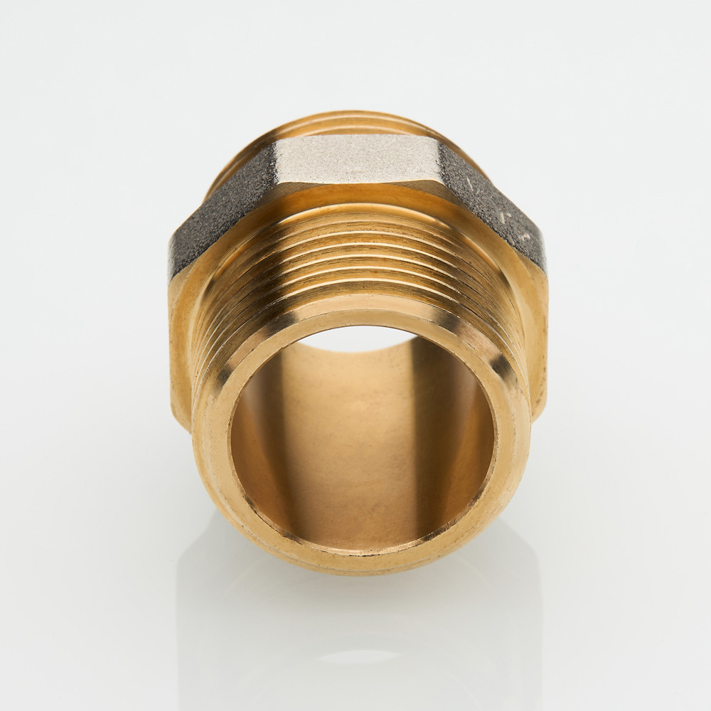 Фитинг резьбовой VALTEC, ниппель коллекторный 1 х 1" нар.-нар. VTr.584.N.0006 