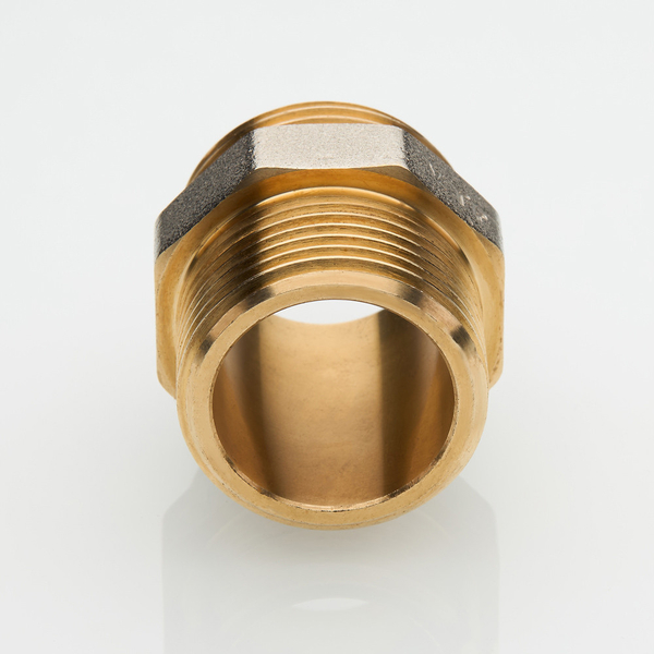 Фитинг резьбовой VALTEC, ниппель коллекторный 1 х 1" нар.-нар. VTr.584.N.0006 