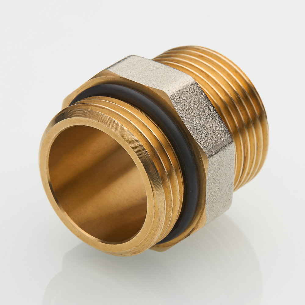 Фитинг резьбовой VALTEC, ниппель коллекторный 1 1/2"х1 1/2" нар.-нар. VTr.584.N.0008 