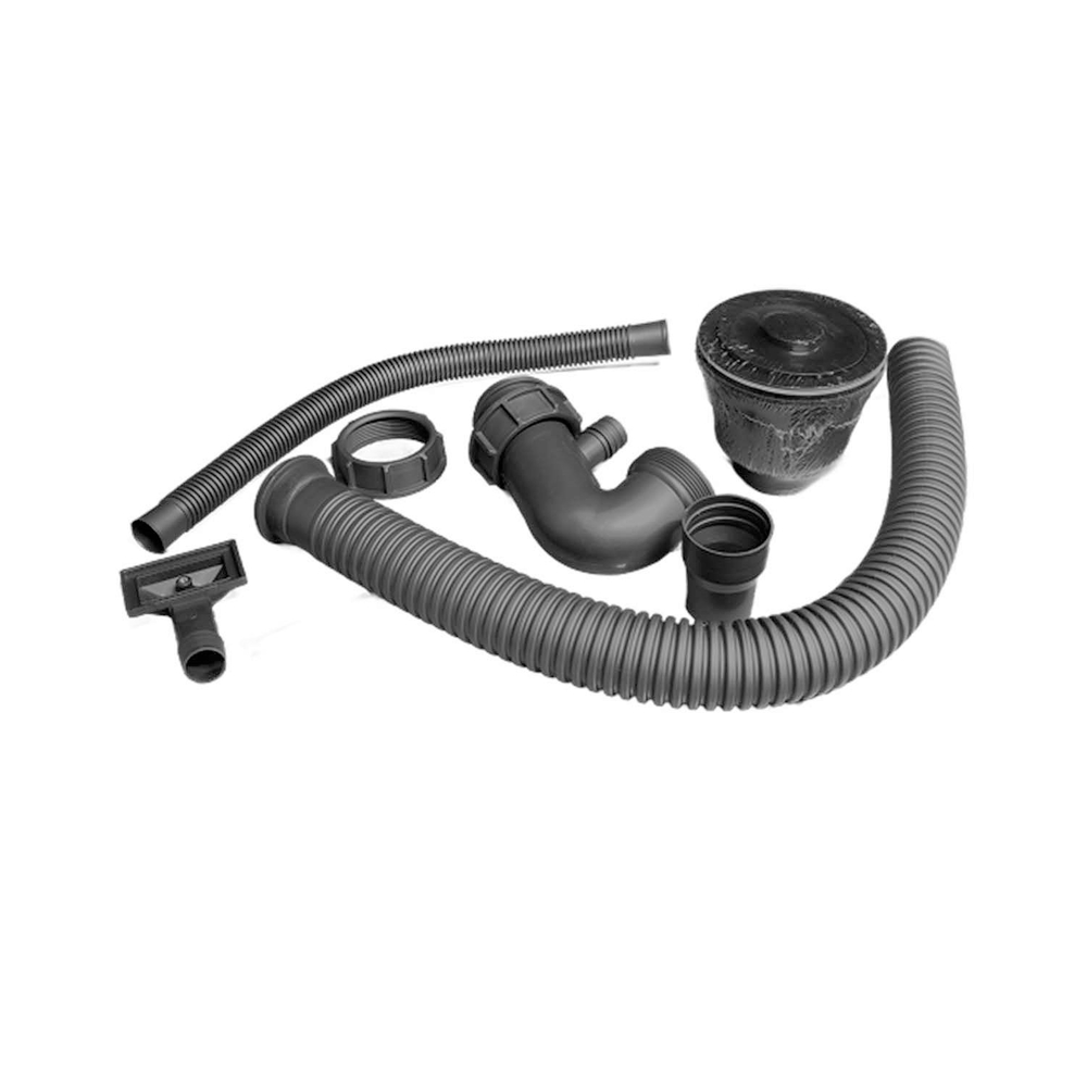 Мойка нерж врезная SANTREK AQUA 650х480х220 т 3,0 ГРАФИТ D6548H-B (+ сифон)