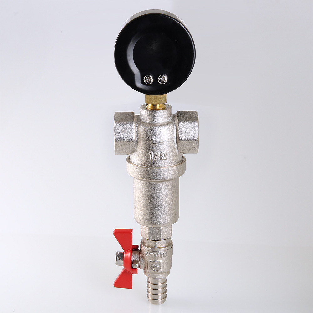 Фильтр промывной VALTEC 1/2", каскадный (500 и 100) VT.390.N.04