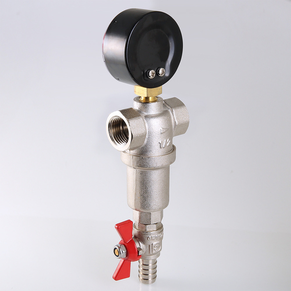 Фильтр промывной VALTEC 1/2", каскадный (500 и 100) VT.390.N.04