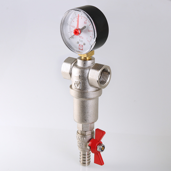 Фильтр промывной VALTEC 1/2", каскадный (500 и 100) VT.390.N.04