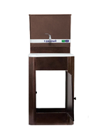 Умывальник "У.Дачный" без ЭВН (мойка Пластик 40*50,бак 17л) Медь (087)