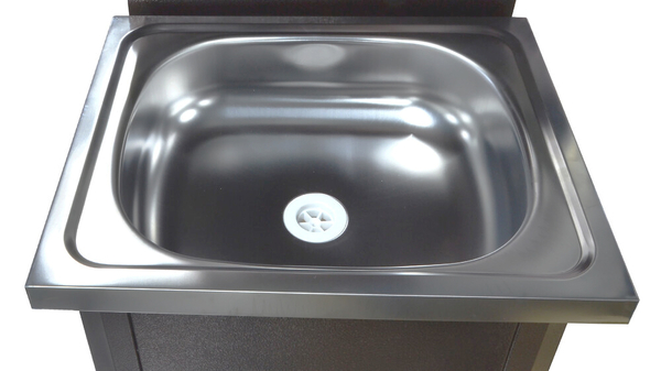 Умывальник "У.Дачный" с ЭВН (мойка Нержавейка 40*50, бак 17л) 1,25кВт Медь (124)