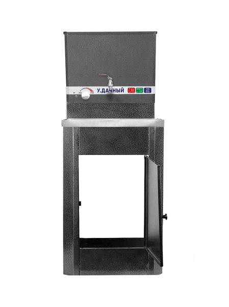 Умывальник "У.Дачный" с ЭВН (мойка Нержавейка 40*50, бак 17л) 1,25кВт Серебро (131)