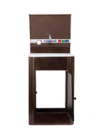 Умывальник "У.Дачный" с ЭВН (мойка Пластик 40*50, бак 17л) 1,25кВт Медь (162)