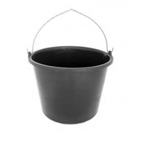 Ведро строительное с метал.ручкой 16л., УПАКОВКА 10 штук (Мультипласт)