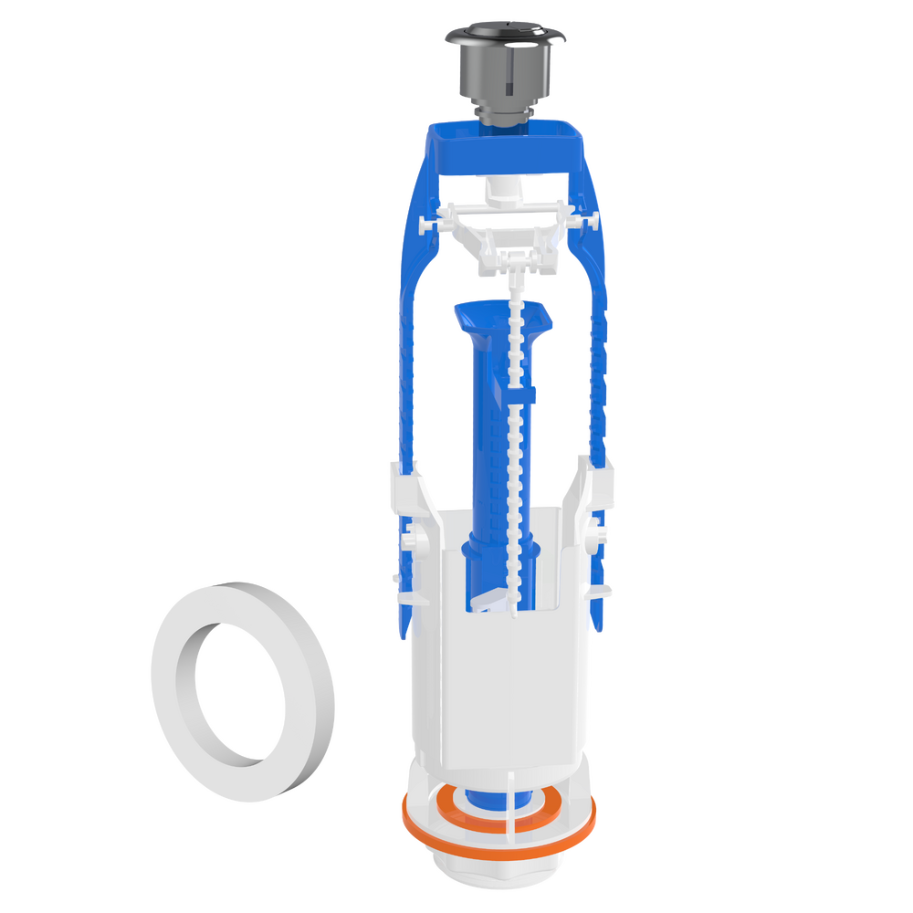 АС-22Х Арматура сливная ОРИО (двойная кнопка, хром)