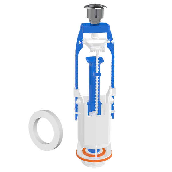 АС-22Х Арматура сливная ОРИО (двойная кнопка, хром)